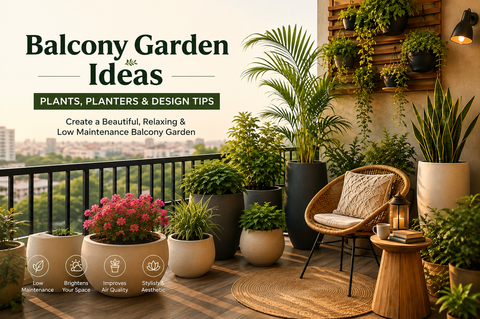 Balcony Garden Ideas: Create a Beautiful Green Space with Stylish Planters