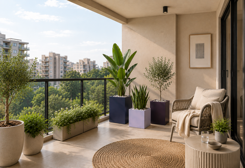 "Which planters are best for balconies?"