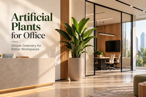 Artificial Plants for Office: Simple Greenery for Better Workspaces