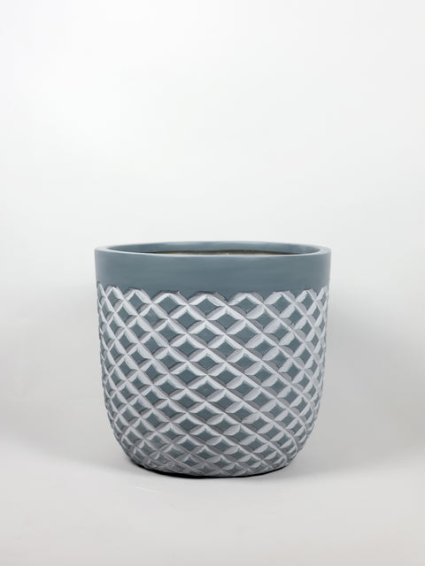 Vanila Fiberglass Round Planter - 🌿