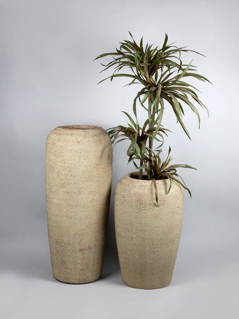Velvet Fiberglass Planter - Rust Patina🌿