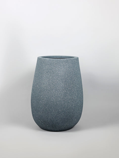 Omega B Fiberglass Planter - Blue Grey 🌿