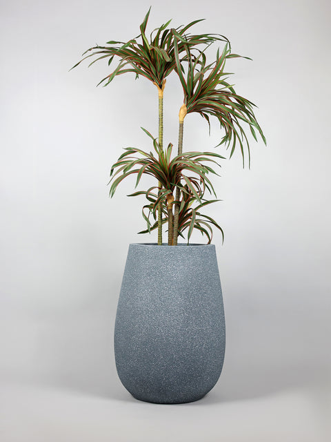 Omega B Fiberglass Planter - Blue Grey 🌿