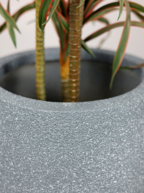 Omega B Fiberglass Planter - Blue Grey 🌿
