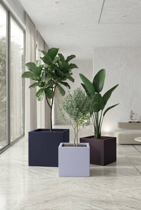 Cube Fiberglass Planters🌿