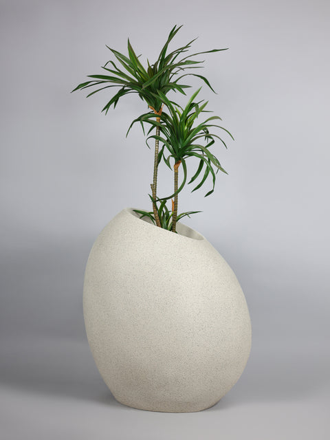 Patato - C Fiberglass Planter - Oyster White🌿