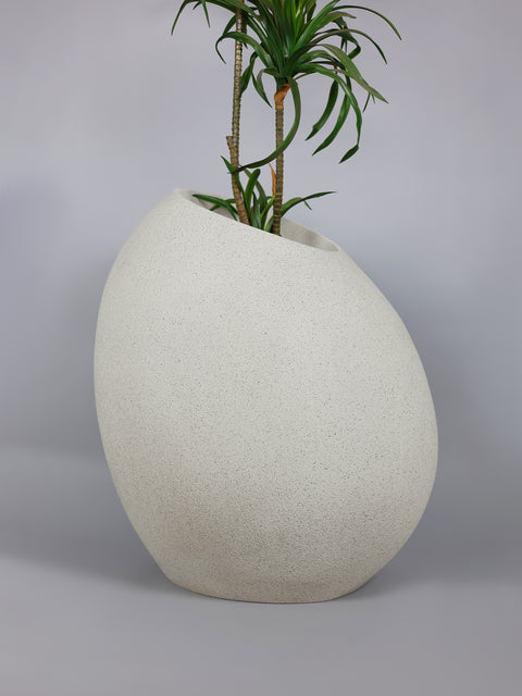 Patato - C Fiberglass Planter - Oyster White🌿