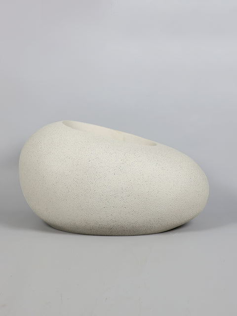 Patato - D Fiberglass Planter - Oyster White🌿