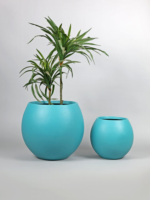 Ball Fiberglass Planter - Matt🌿