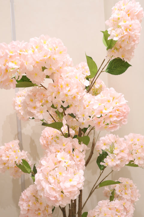 Artificial Pink Hydrangea Plant