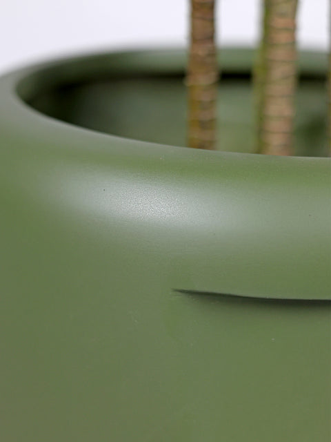Cool Fiberglass Planter - Olive Green 🌿