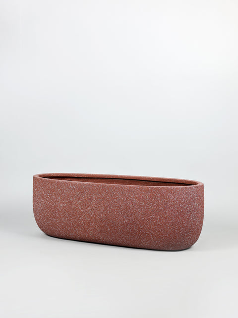 Boat Fiberglass Planter - Terracotta Granite ⛵