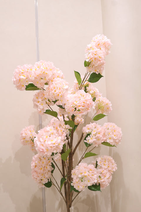 Artificial Pink Hydrangea Plant