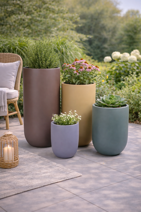 Sunflower Fiberglass Planters🌿