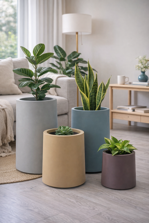 Poppy Fiberglass Planters🌿