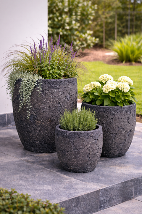 Moss Fiberglass Planters🌿