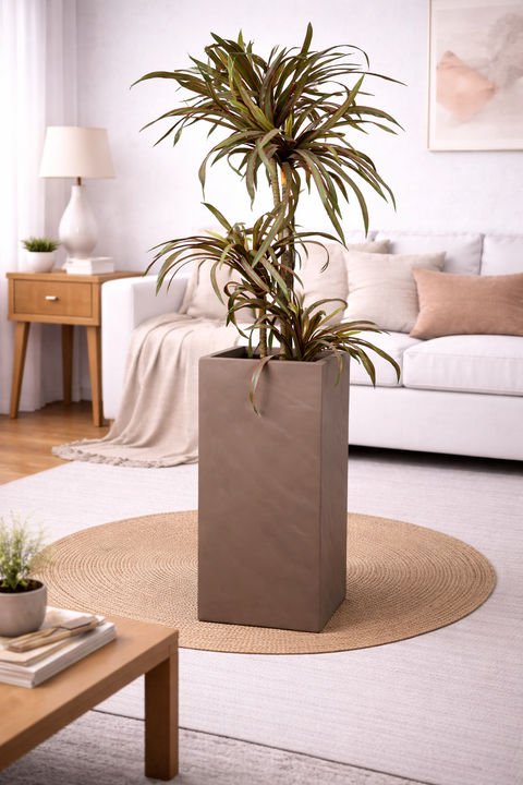 Mountain Fiberglass Planter - Matt 🌿