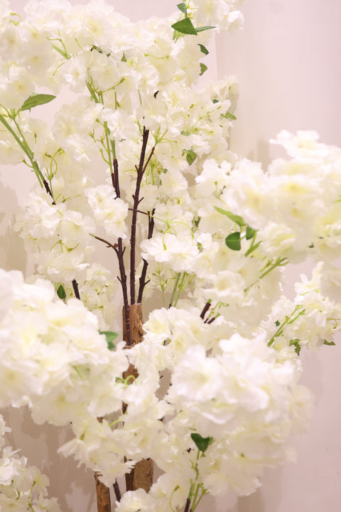 Artificial White Blossom Plant