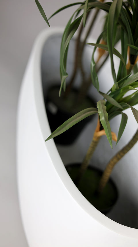 Boat Fiberglass Planter - White 🌿