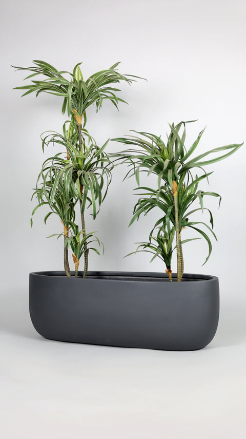 Boat Fiberglass Planter - Grey🌿