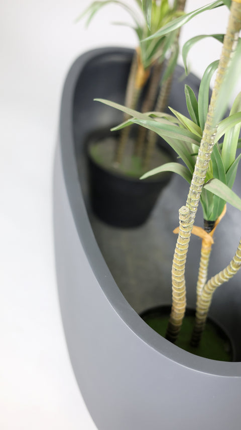 Boat Fiberglass Planter - Grey🌿