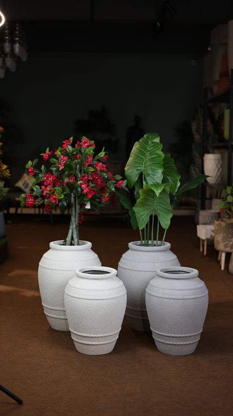 Saga Fiberglass Planter - Rustic🌿