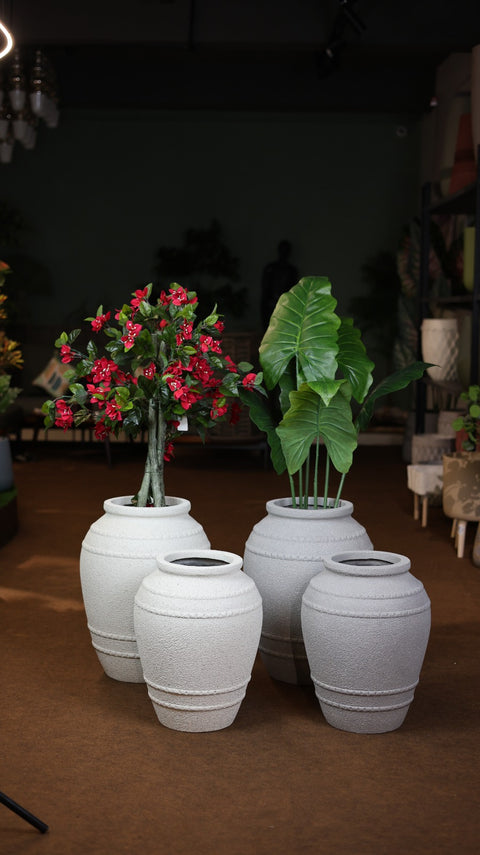 Saga Fiberglass Planter - Rustic🌿